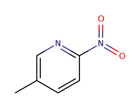 Molecular Structure of 1074-38-0 (2-NITRO-5-METHYLPYRIDINE)