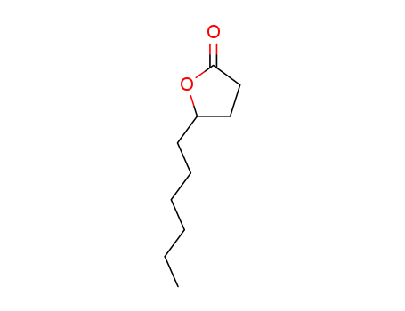 706-14-9,gamma-Decalactone,Capricacid, g-hydroxy-, lactone (4CI);Decanoic acid, 4-hydroxy-, g-lactone (6CI,7CI);(RS)-g-Decalactone;2-Decalactone;4-Decanolide;4-Hexyl-4-butanolide;4-Hydroxydecanoic acid gamma-lactone;4-Hydroxydecanoic acid lactone;5-Hexyldihydro-2(3H)-furanone;5-Hexyltetrahydro-2-furanone;Decanolactone;g-Hexyl-g-butyrolactone;g-Hexylbutyrolactone;