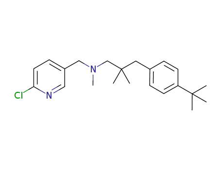 N-[3-(4-t-butylphenyl)-2,2-dimethylpropyl]-6-chloro-N-methyl-3-pyridylmethylamine