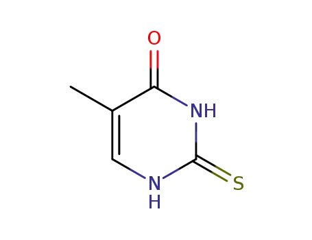 Molecular Structure of 636-26-0 (4-Hydroxy-5-methyl-2-mercaptopyrimidine)