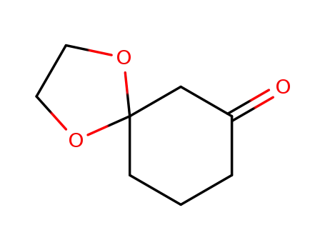 Molecular Structure of 4969-01-1 (1,4-dioxaspiro[4.5]decan-9-one)