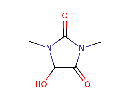 Molecular Structure of 64732-10-1 (5-hydroxy-1,3-dimethylimidazolidine-2,4-dione)