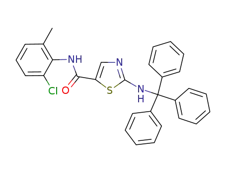 N-(2-chloro-6-methylphenyl)-2-(tritylamino)thiazole-5-carboxamide
