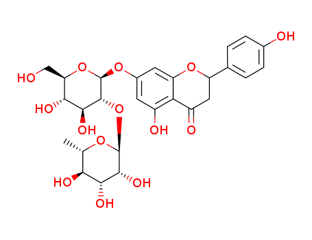 10236-47-2,Naringin,Nvaringin;Momordica grosvenori Extract;schizandra extract;Naringin 98%  (HPLC);PolymethoxyLatecl Flavones (Nobiletin);Naringoside;4H-1-Benzopyran-4-one,7-[[2-O-(6-deoxy- R-L-mannopyranosyl)-a-D-glucopyranosyl]- oxy]-2,3-dihydro-5-hydroxy-2-(4-hydroxyphenyl)-,(2S)-;Naringenin 7-O-[beta-L-rhamnosyl-(1->2)-beta-D-glucoside];45-diOH-Flavone-7-rhgluc;Naringenin 7-O-neohesperidoside;7-[[2-O-(6-Deoxy-.alpha.-L-mannopyranosyl)-.beta.-D-glucopyranosyl]oxy]-5-hydroxy-2(S)-(4-hydroxyphenyl)-4H-1-benzopyran-4-one;7-(2-O-(6-deoxy-α-L-mannopyranosyl)-β-D-glucopyranosyloxy)-2,3-dihydro-4',5,7-trihydroxyflavone;