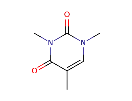 Molecular Structure of 4401-71-2 (1,3-DIMETHYLTHYMINE)