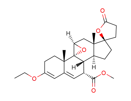 7-methyl hydrogen 9,11α-epoxy-3-ethoxy-17-hydroxy-17α-pregn-4-ene-7α,21-dicarboxylate, γ-lactone