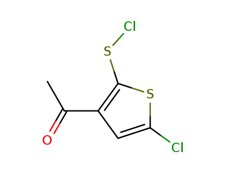 3-acetyl-5-chloro-2-thiophenesulfenyl chloride