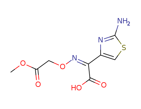 (Z)-2-(Methoxycarbonylmethoxyimino)-2-(2-aminothiazol-4-yl)acetic acid