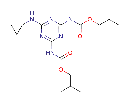 2-cyclopropylamino-4,6-bis-isobutoxycarbonylamino-s-triazine