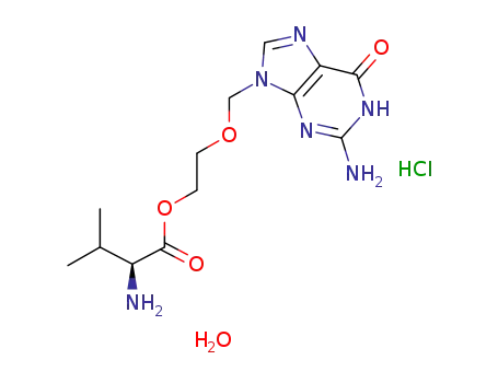 2-[(2-Amino-1,6-dihydro-6-oxo-9H-purin-9-yl)methoxy]ethyl L-valinate hydrochloride monohydrate