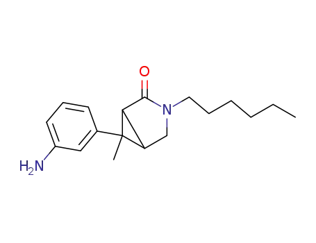6-(3-Aminophenyl)-3-hexyl-6-methyl-3-azabicyclo[3.1.0]hexan-2-one