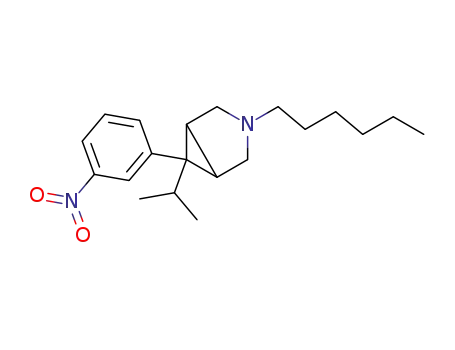 3-hexyl-6-isopropyl-6-(3-nitrophenyl)-3-azabicyclo[3.1.0]hexane
