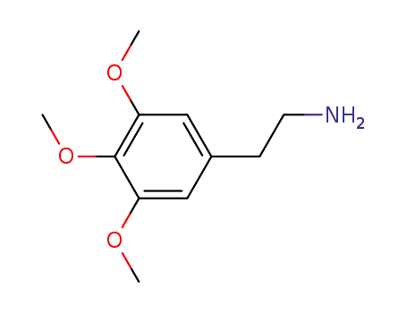 Molecular Structure of 54-04-6 (3,4,5-TRIMETHOXYPHENETHYLAMINE, HYDROCHLORIDE)