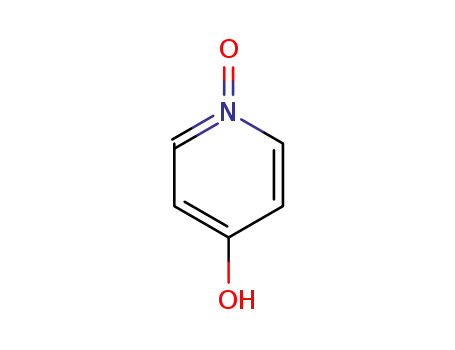 Molecular Structure of 6890-62-6 (4-HYDROXYPYRIDINE-1-OXIDE)