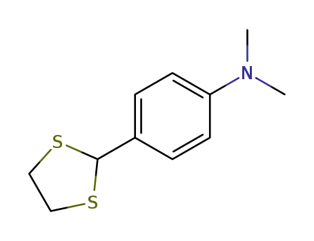 Molecular Structure of 31362-12-6 (4-(1,3-dithiolan-2-yl)-N,N-dimethylaniline)