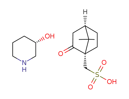 (3S)-piperidin-3-ol (R) camphor sulphonic acid salt
