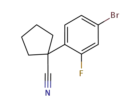 2-(4-bromo-2-chloro-phenyl)-2-methyl-propionitrile(4-bromo-2-fluorophenyl)acetonitrile