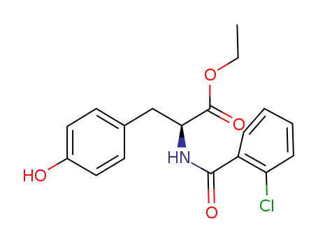 N-(2-chlorobenzoyl)-(L)-tyrosine ethyl ester