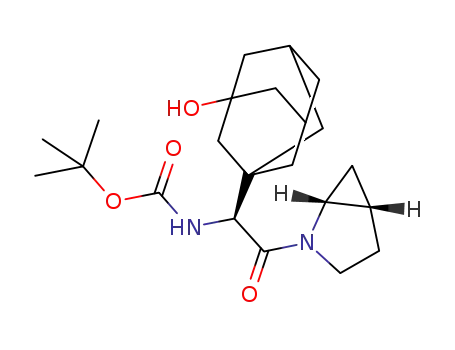 (2R,3S)-1-[(2S)-N-Boc-2-(3-hydroxyadamant-1-yl)glycin]-2,3-methanopyrrolidine