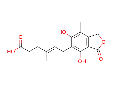 Molecular Structure of 31858-65-8 (O-Desmethyl Mycophenolic Acid)