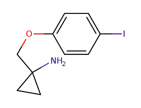 1-(4-iodo-phenoxymethyl)-cyclopropylamine