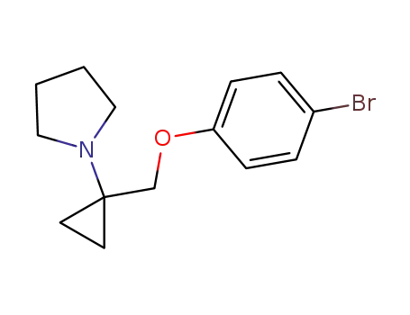 1-[1-(4-brom-phenoxymethyl)-cyclopropyl]-pyrrolidine