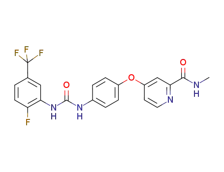 4-(4-(3-(2-fluoro-5-(trifluoromethyl)phenyl)ureido)phenoxy)-N-methylpyridine-2-carboxamide