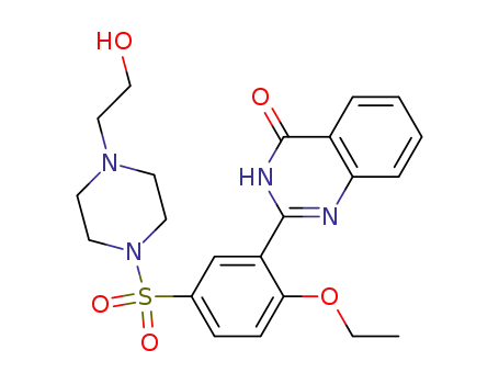 2-{2-Ethoxy-5-[4-(2-hydroxyethyl)-1-piperazinyl-sulphonyl]phenyl}quinazolin-4(3H)-one