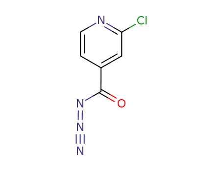 4-Pyridinecarbonyl azide, 2-chloro-
