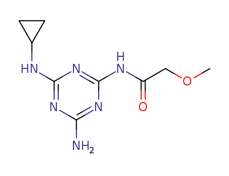 2-cyclopropylamino-4-methoxyacetylamino-6-amino-1,3,5-triazine