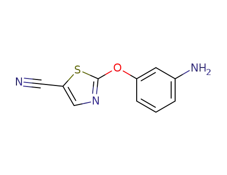 2-(3-aminophenoxy)-1,3-thiazole-5-carbonitrile