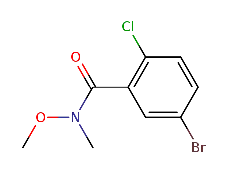 5-bromo-2-chloro-N-methoxy-N-methyl-benzamide