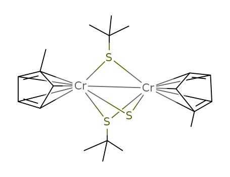 (CH3C5H4)2Cr2(μSCMe3)2(μ-S)