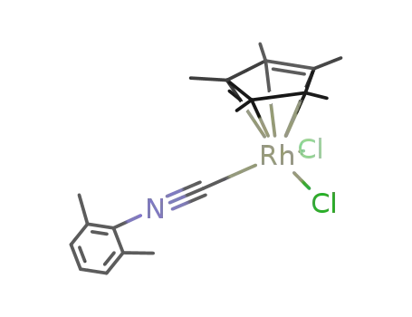 [(2,6-xylyl isocyanide)(pentamethylcyclopentadienyl)dichlororhodium(III)]
