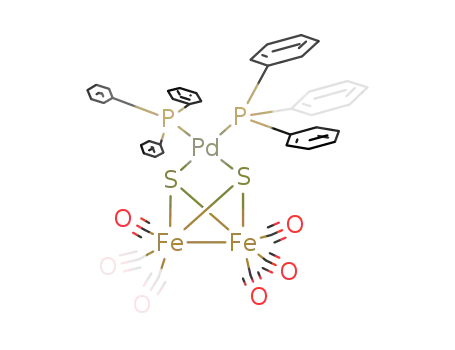 {μ-(Ph3P)2PdS2}Fe2(CO)6