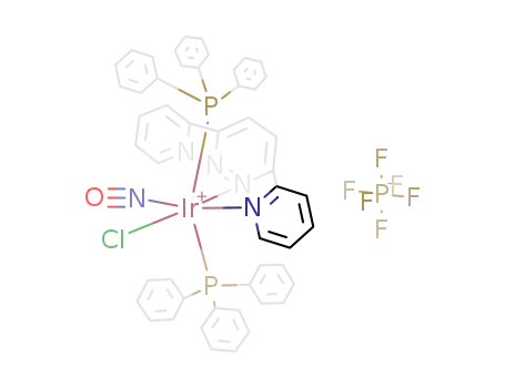 {bis(triphenylphosphine)nitrosyl(3,6-bis(2'-pyridyl)pyridazine)cloroiridium} hexafluorophosphat