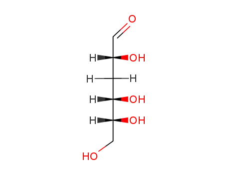 Molecular Structure of 2490-91-7 (3-DEOXY-D-GLUCOSE)
