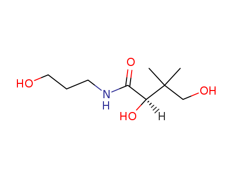 81-13-0,Dexpanthenol,Butanamide,2,4-dihydroxy-N-(3-hydroxypropyl)-3,3-dimethyl-, (R)-;Butyramide,2,4-dihydroxy-N-(3-hydroxypropyl)-3,3-dimethyl-, D-(+)- (8CI);(+)-Panthenol;Alcopan 250;Bepanthen;Bepanthene;Cornergel;Cozyme;D(+)-2,4-Dihydroxy-N-(3-hydroxypropyl)-3,3-dimethylbutyramide;D(+)-Panthenol;D(+)-Pantothenyl alcohol;D(+)-a,g-Dihydroxy-N-(3-hydroxypropyl)-b,b-dimethylbutyramide;D-Panthenol;D-Pantothenyl alcohol;Butanamide,2,4-dihydroxy-N-(3-hydroxypropyl)-3,3-dimethyl-, (2R)-;Dolobene;Ilopan;Intrapan;Motilyn;Panadon;Pantenyl;Panthenol 50W;Panthenol, (+)-;Pantol;Pantothenyl alcohol;Provitamin B;Thenalton;Urupan;Zentinic;d-Pantothenol;