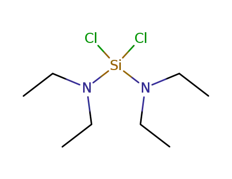 Molecular Structure of 18881-64-6 (Silanediamine, 1,1-dichloro-N,N,N',N'-tetraethyl-)