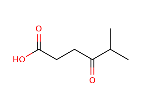 Molecular Structure of 41654-04-0 (5-methyl-4-oxo-hexanoic acid)