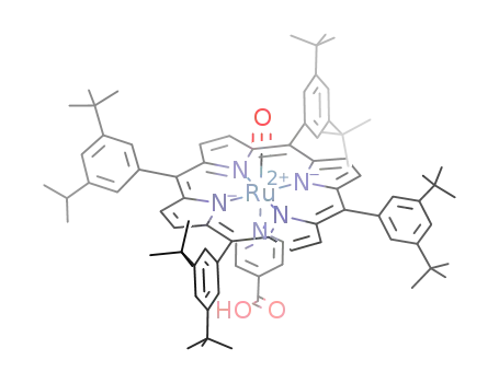 (5,10,15,20-tetrakis(3,5-di-tert-butylphenyl)porphyrinato)ruthenium(II) carbonyl(pyridine carboxylic acid)