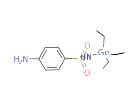 Molecular Structure of 566174-01-4 (Benzenesulfonamide, 4-amino-N-(triethylgermyl)-)