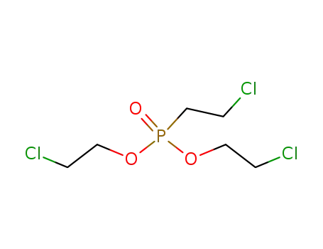 Molecular Structure of 6294-34-4 (BIS(BETA-CHLOROETHYL)-BETA-CHLOROETHYL PHOSPHONATE)