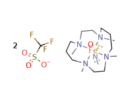 acetonitrile(oxido)(1,4,8,11-tetramethyl-1,4,8,11-tetraazacyclotetradecane)iron(IV) bis(trifluoromethanesulfonate)