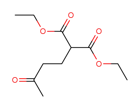 Molecular Structure of 4761-26-6 (Ethyl 2-Carbethoxy-5-ketohexanoate)