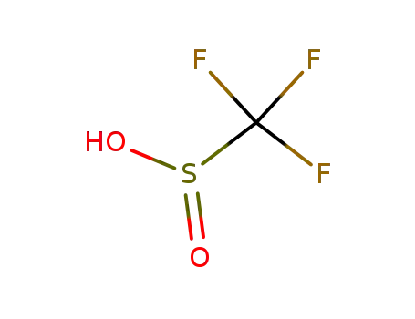 Molecular Structure of 34642-42-7 (trifluoromethanesulfinic acid)