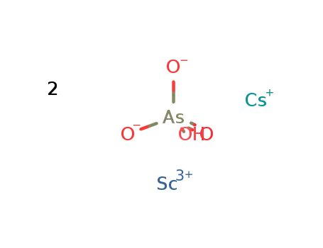caesium scandium bis[hydrogen arsenate(V)]