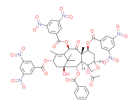 7,10,13-(tri-3',5'-dinitrobenzoyl)-10-deacetylbaccatin III