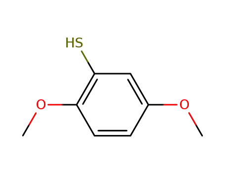 Molecular Structure of 1483-27-8 (2,5-Dimethoxythiophenol)