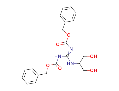 N,N'-bis(benzyloxycarbonyl)-N"-(2-hydroxy-1-hydroxymethyl-ethyl)-guanidine
